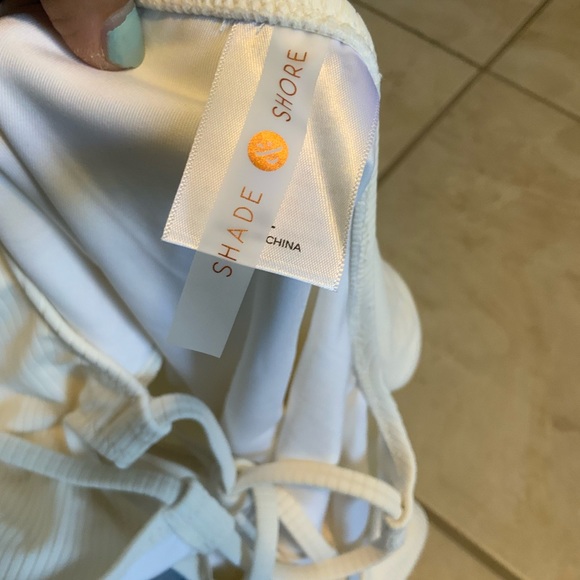 Shade & shore white bathing suit XL NWT - Picture 4 of 8